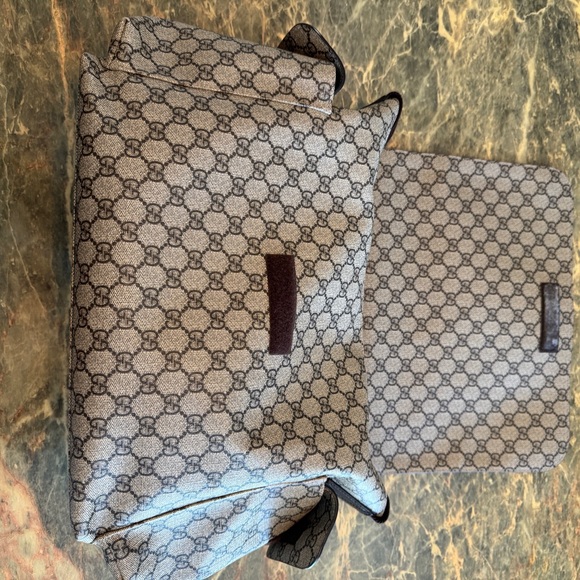 Gucci Monogram Diaper Bag - Picture 5 of 13